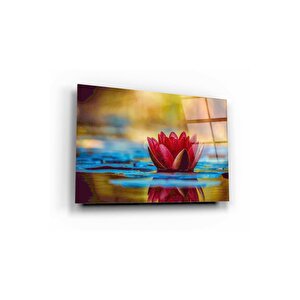 Çiçek Cam Tablo 70x110 cm