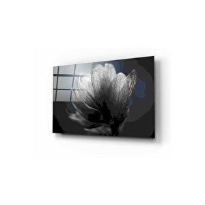 Çiçek Cam Tablo 60x90 cm