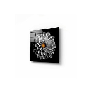 Çiçek Cam Tablo 50x50 cm