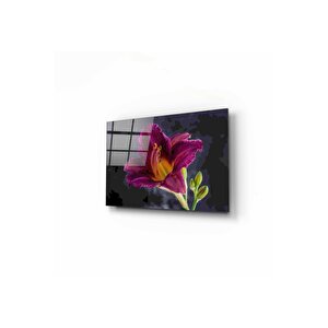 Çiçek Cam Tablo 50x70 cm