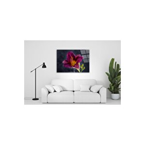 Çiçek Cam Tablo 50x70 cm