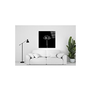 Çiçek Cam Tablo 100x100 cm