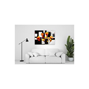 Çiçek Cam Tablo 50x70 cm