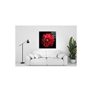 Çiçek Cam Tablo 100x100 cm
