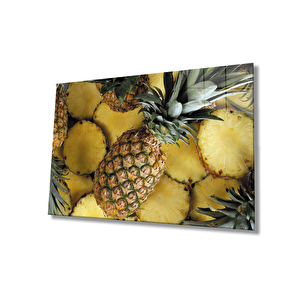 Ananas Meyve Cam Tablopineapple Fruit 50x70 cm