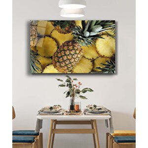 Ananas Meyve Cam Tablopineapple Fruit 50x70 cm