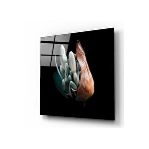 Çiçek Cam Tablo 50x50 cm