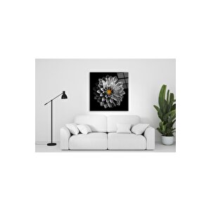 Çiçek Cam Tablo 50x50 cm