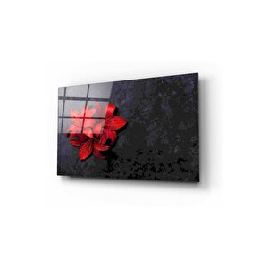 Çiçek Cam Tablo 50x70 cm