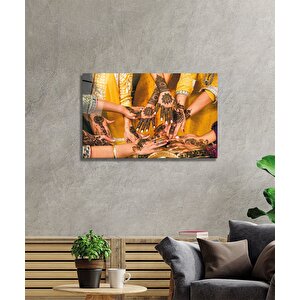 Hint Kınası Cam Tablo 110x70 cm