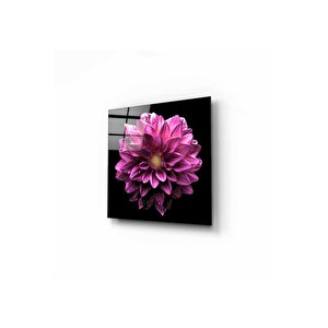 Çiçek Cam Tablo 50x50 cm