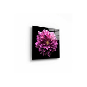 Çiçek Cam Tablo 30x30 cm