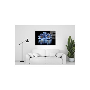 Çiçek Cam Tablo 60x90 cm