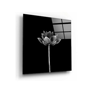 Çiçek Cam Tablo 50x50 cm