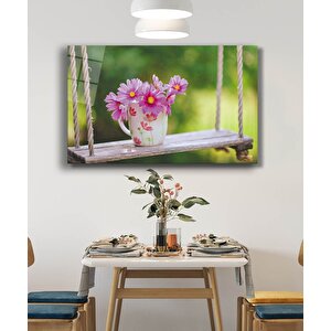 Salıncak Pembe Çiçek Swing Pink Flower 90x60 cm