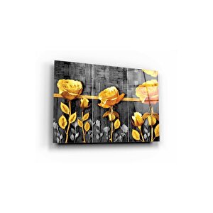 Çiçek Cam Tablo 70x110 cm