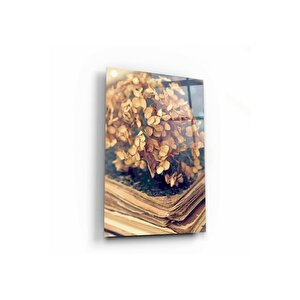Çiçek Cam Tablo 50x70 cm