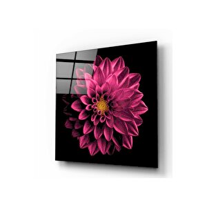 Çiçek Cam Tablo 50x50 cm