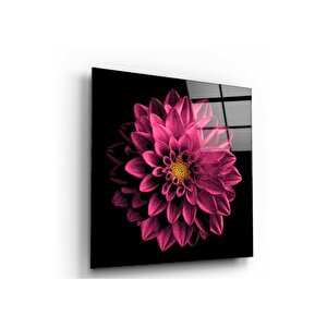 Çiçek Cam Tablo 50x50 cm