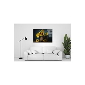 Çiçek Cam Tablo 50x70 cm