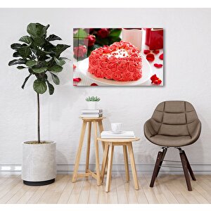 Kalpli Pasta Cam Tablo 50x70 cm