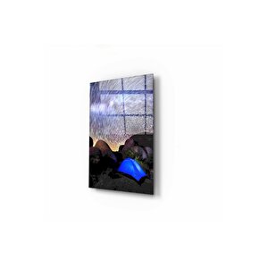 Kamp Yeri Cam Tablo 70x110 cm