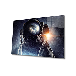 Astronot Cam Tablo 50x70 cm