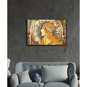 Kadınlar Astrolog Zoydak Cam Tablo 36x23 cm