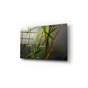 Yapraklar Cam Tablo 50x70 cm