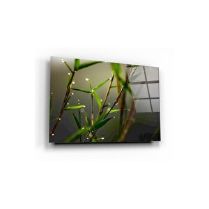 Yapraklar Cam Tablo 50x70 cm