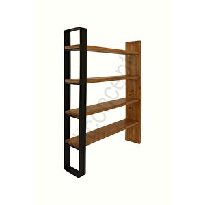 Ntconcept Via Masif Ağaç Kitaplık-vitrin 100 cm