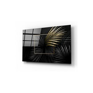 Yapraklar Cam Tablo 50x70 cm