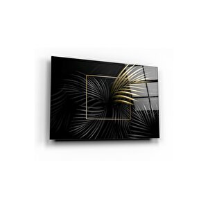 Yapraklar Cam Tablo 50x70 cm