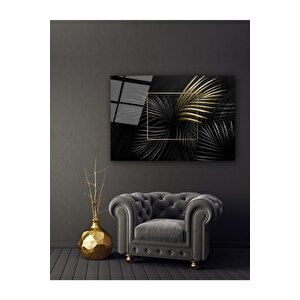 Yapraklar Cam Tablo 50x70 cm