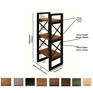 Ntconcept Nei Masif Ağaç Vitrin 70 cm