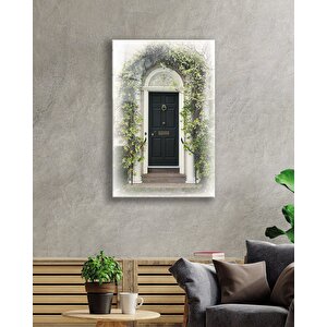 Eski Klasik Kapı Cam Tablo 50x70 cm