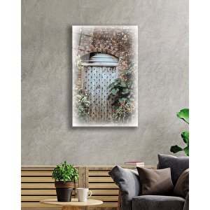 Eski Kapı Cam Tablo 90x60 cm