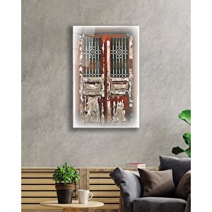 Eski Kapı Cam Tablo 50x70 cm