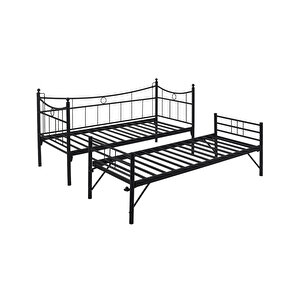 Unimet Daily Yavrulu Daybed Tek-Çift Kişilik Metal Karyola - 90x200-80x200