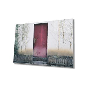 Bordo Kapı Burgundy Door Table 36x23 cm