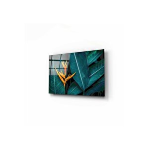 Yapraklar Cam Tablo 50x70 cm