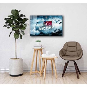 Barış Pınarı Cam Tablo 90x60 cm