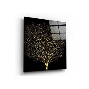 Ağaç Cam Tablo 50x50 cm