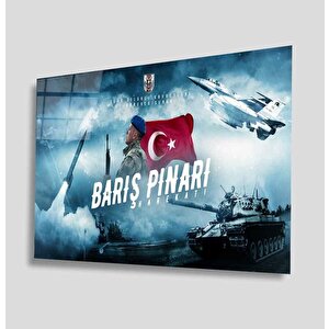 Barış Pınarı Cam Tablo 36x23 cm