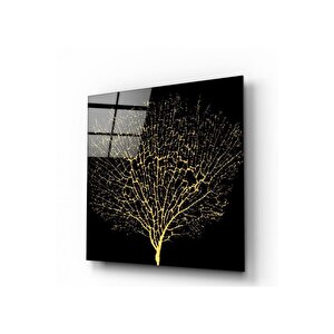 Ağaç Cam Tablo 30x30 cm