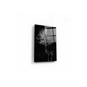 Ağaç Cam Tablo 70x110 cm