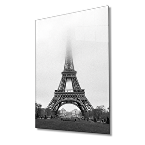 Paris Eyfel Kulesi Cam Tablo Eiffel 36x23 cm