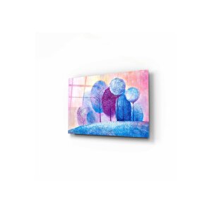 Ağaçlar Cam Tablo 50x70 cm