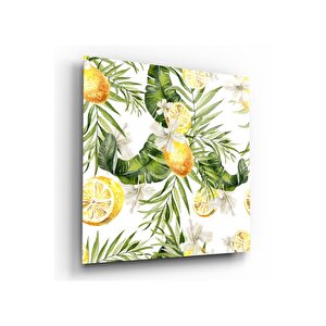 Limon Ağacı Cam Tablo 30x30 cm