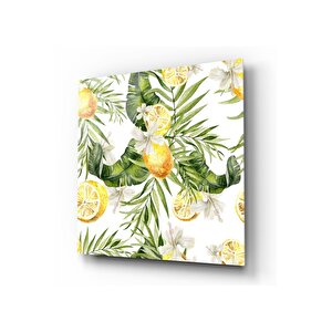 Limon Ağacı Cam Tablo 30x30 cm